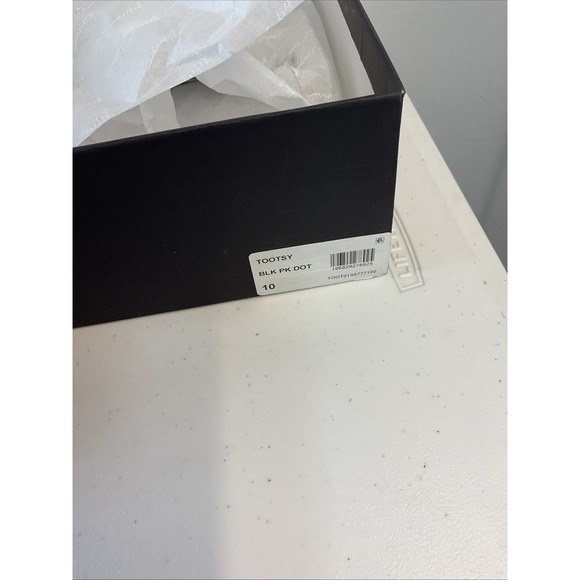 Betsey JOHNSON Chunky Black Polka dot platform heel rockabilly Retro pinup sz 10 - Picture 2 of 12